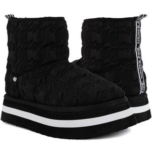 Juicy Couture Black Quilted Winter Boots